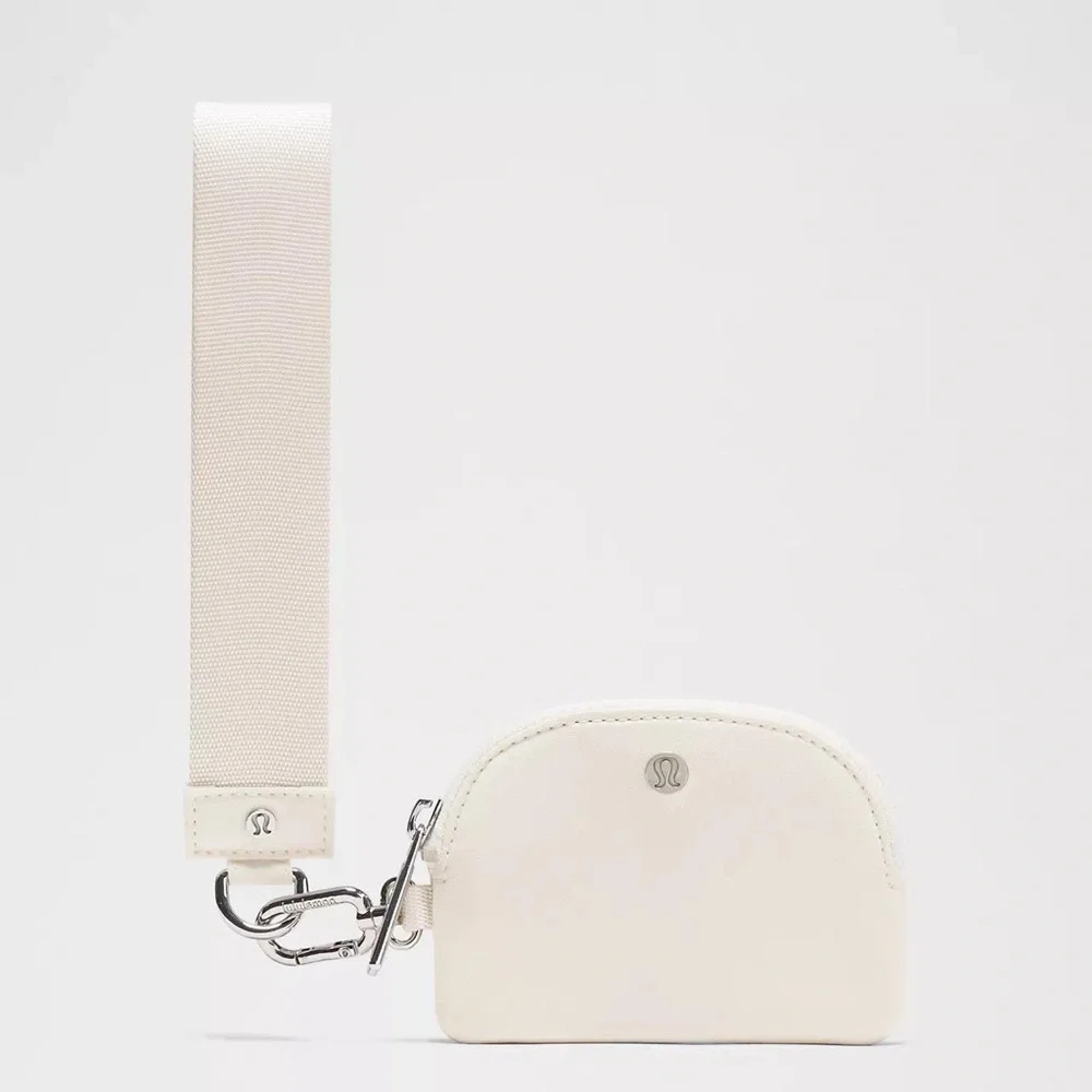 Lululemon Dual Pouch Wristlet- Pink Haze/Light Ivory